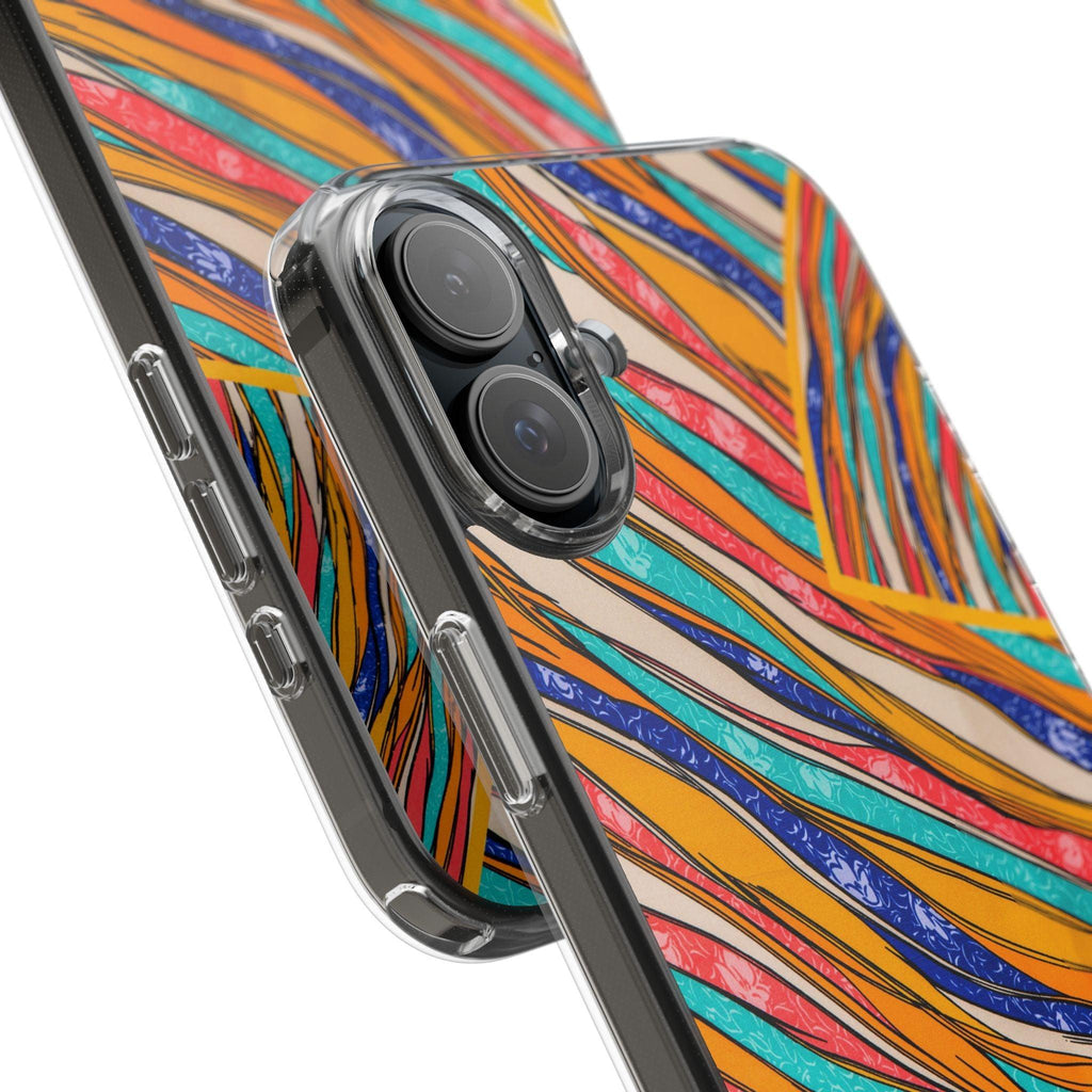 Clear Cases Stripes of  Powerful Colors