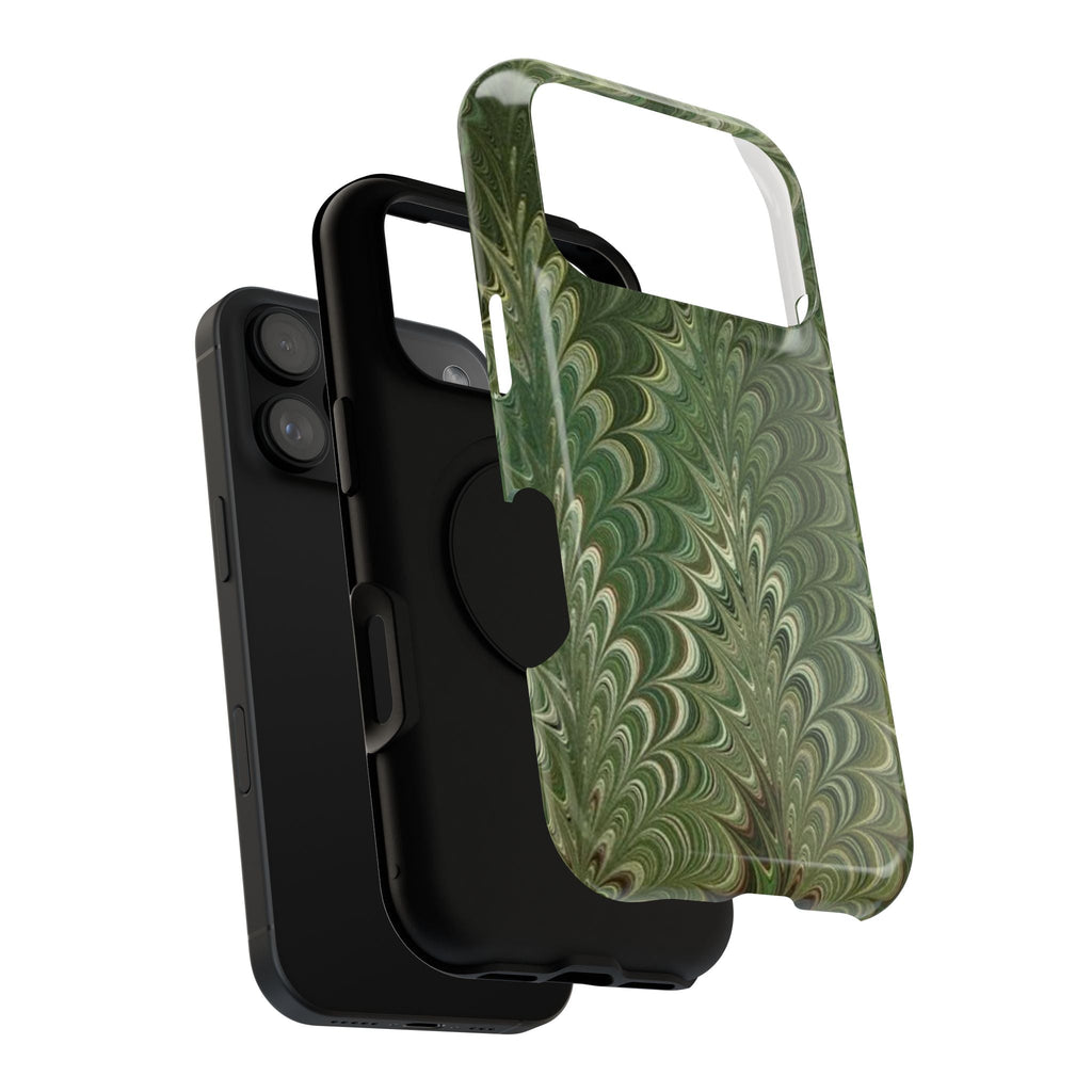 Deep Green, Dual Layer Impact-Resistant Phone Cases