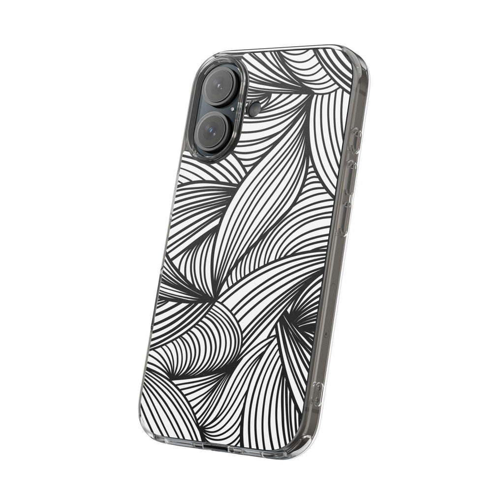 Black and White Illusion Clear Cases