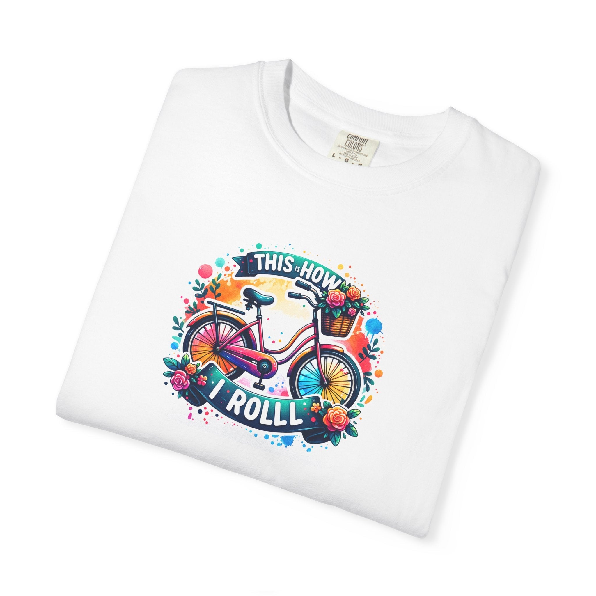 This Is How I Roll Bicycle Tee - Comfort Colors - DipaliZ