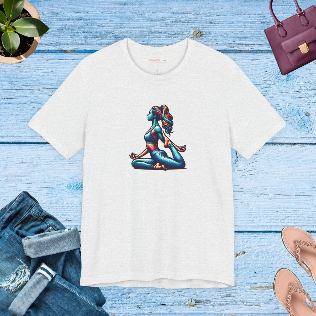 Yoga Unisex Jersey Short Sleeve Tee - Soft Cotton - DipaliZ