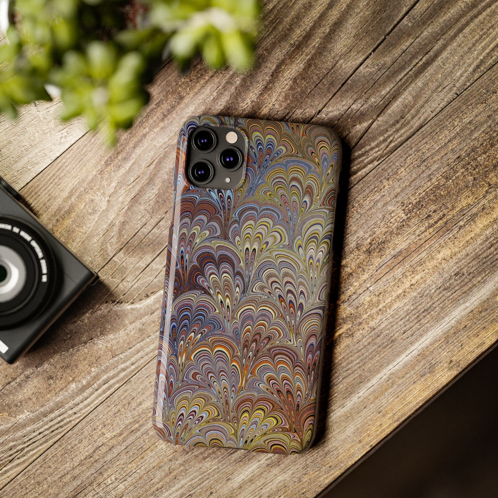 Italian Marbled Design, Multi-Colored Pallet, Slim Phone Cases, Case-Mate