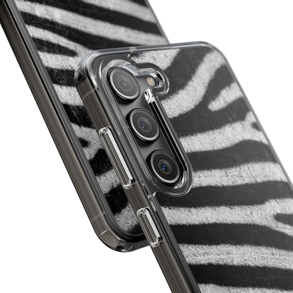 Clear Cases Black and White Zebra Stripes