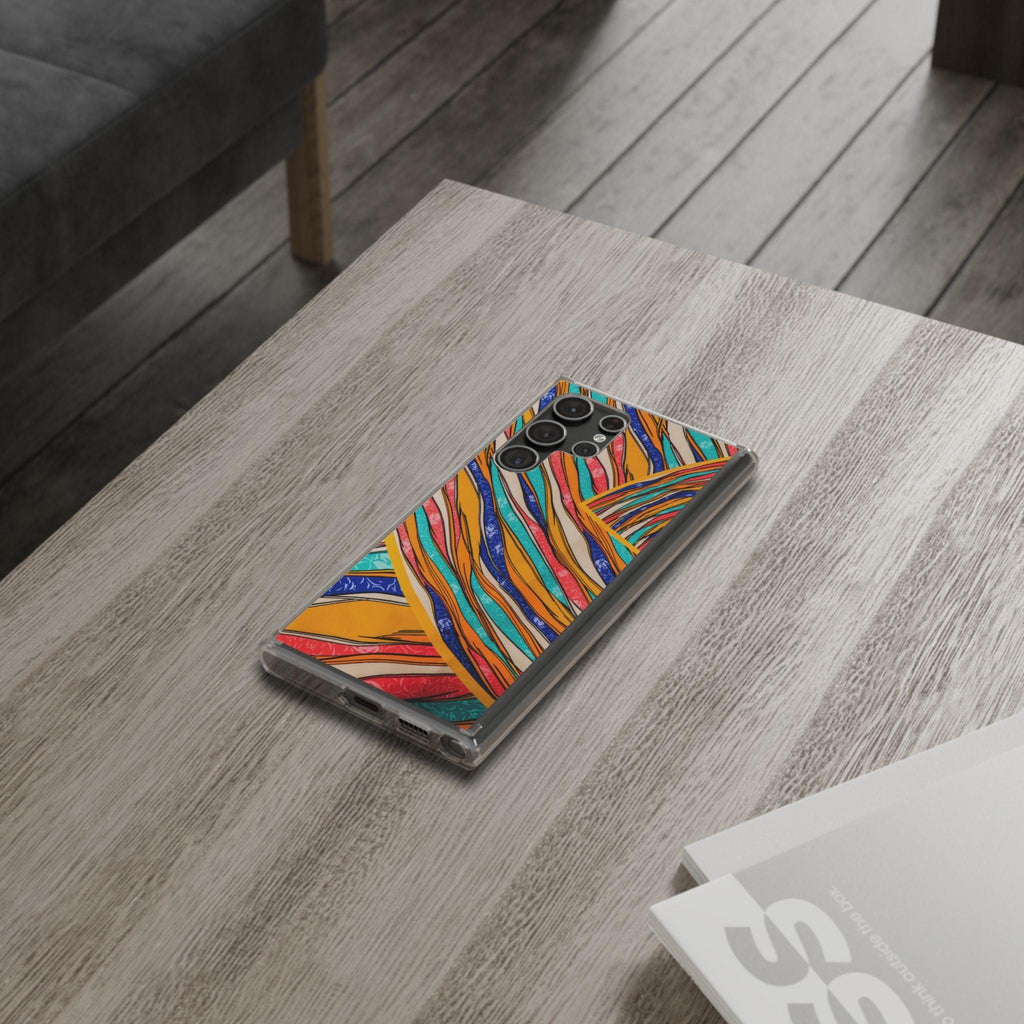Clear Cases Stripes of  Powerful Colors