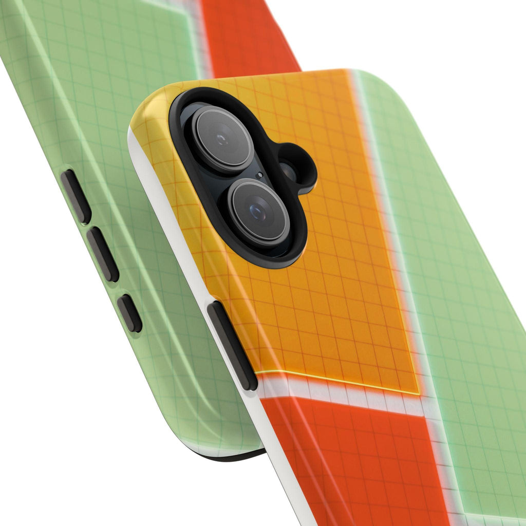Four Colors Blocks With Shades Tough Phone Cases