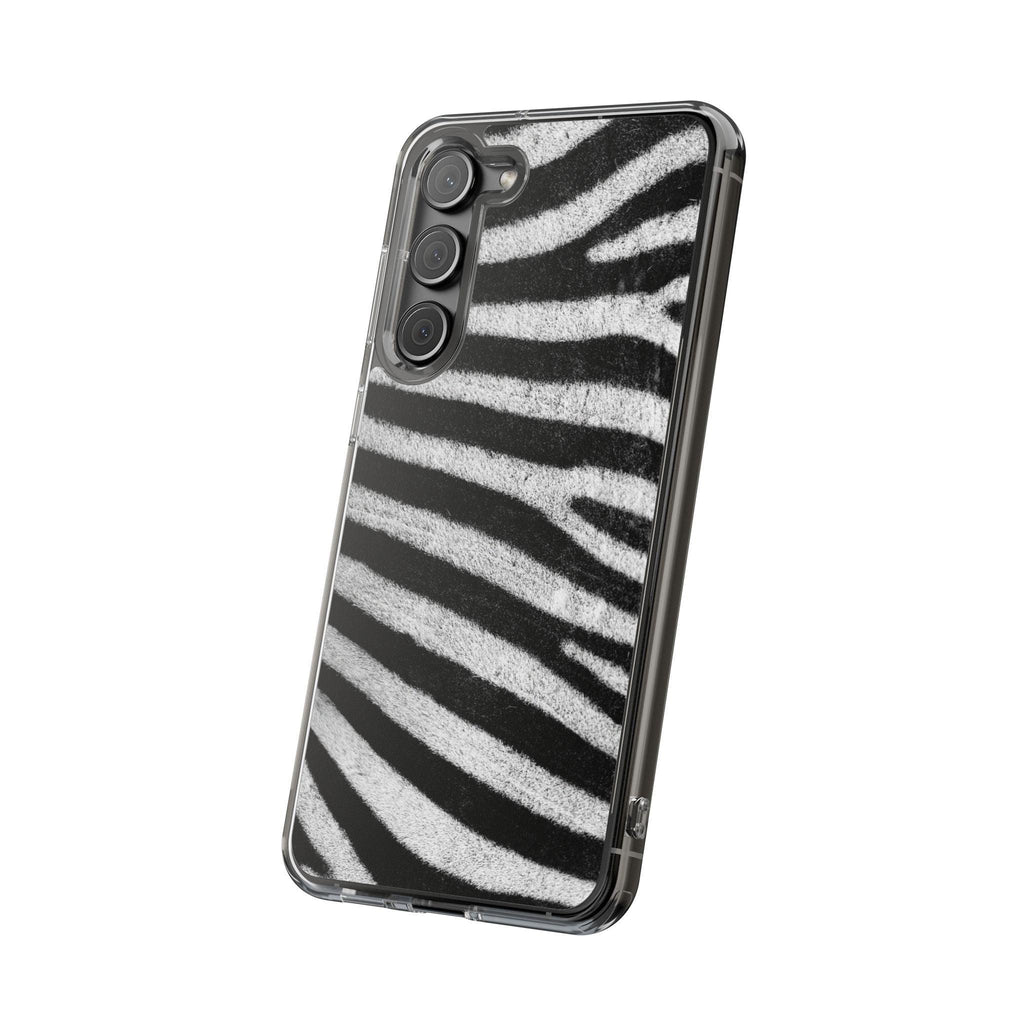 Clear Cases Black and White Zebra Stripes