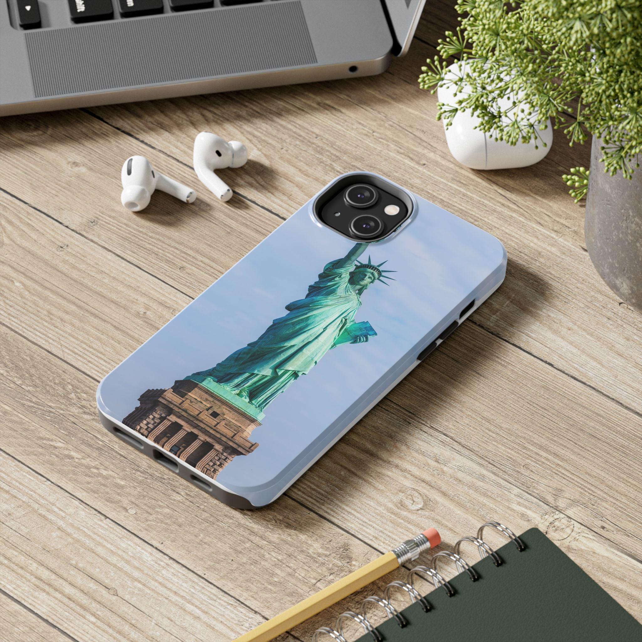 Statue of Liberty Printed Tough Phone Case - Iconic Freedom Design