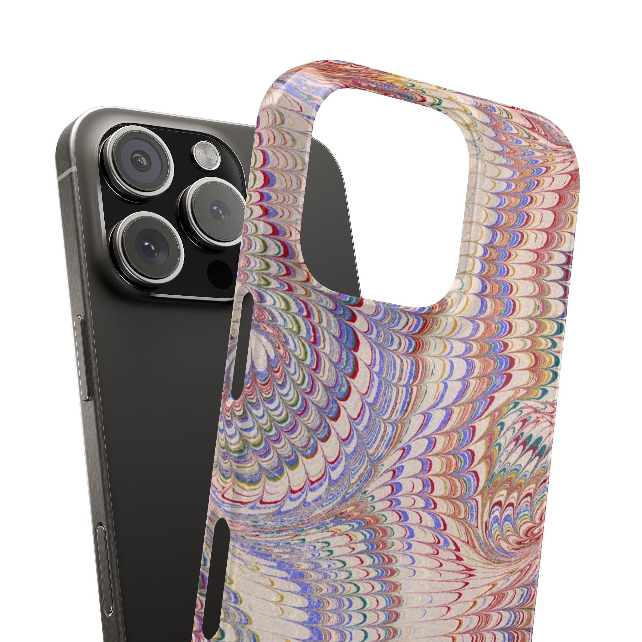 Pink Pastel Marbled Design