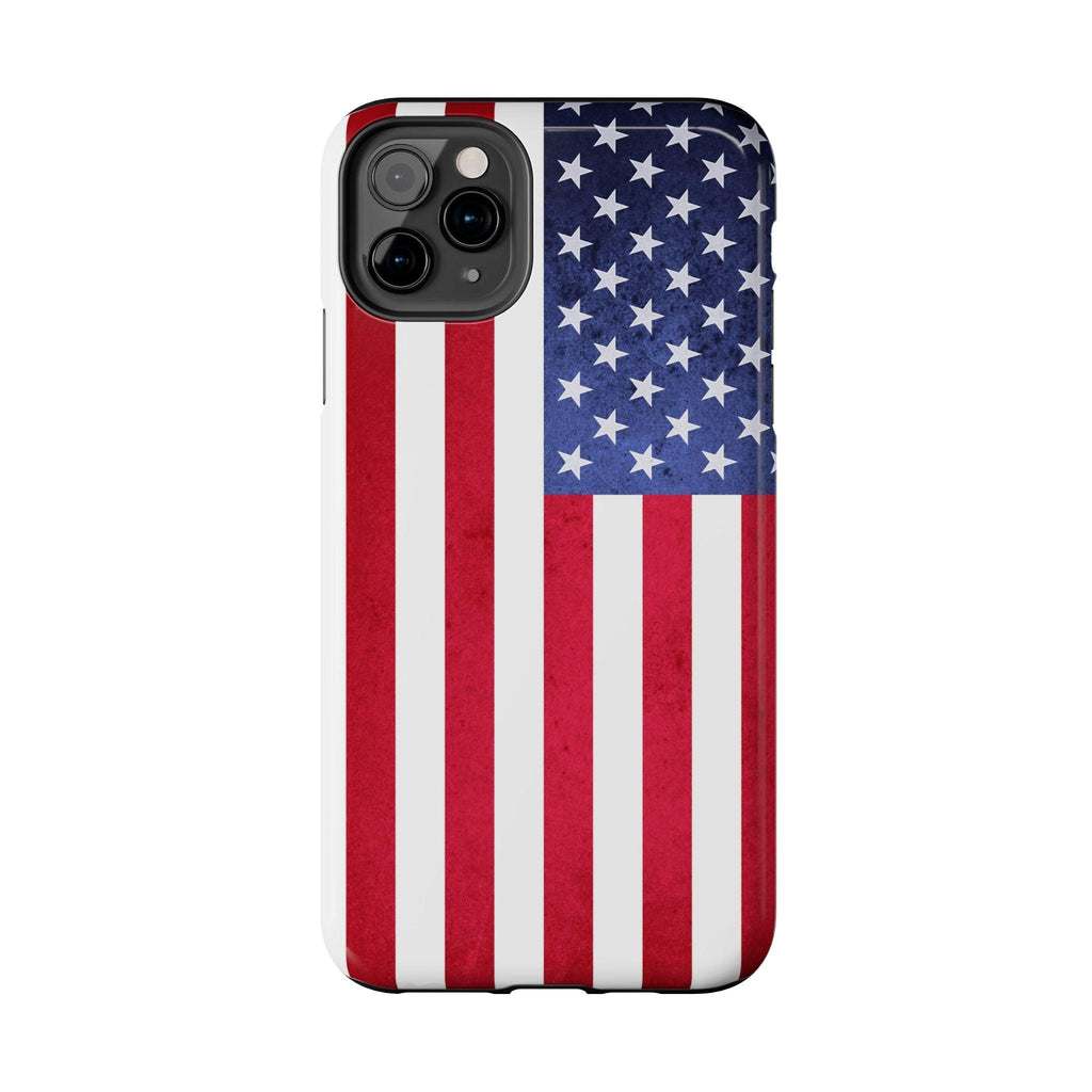 USA Flag Printed Tough Phone Cases