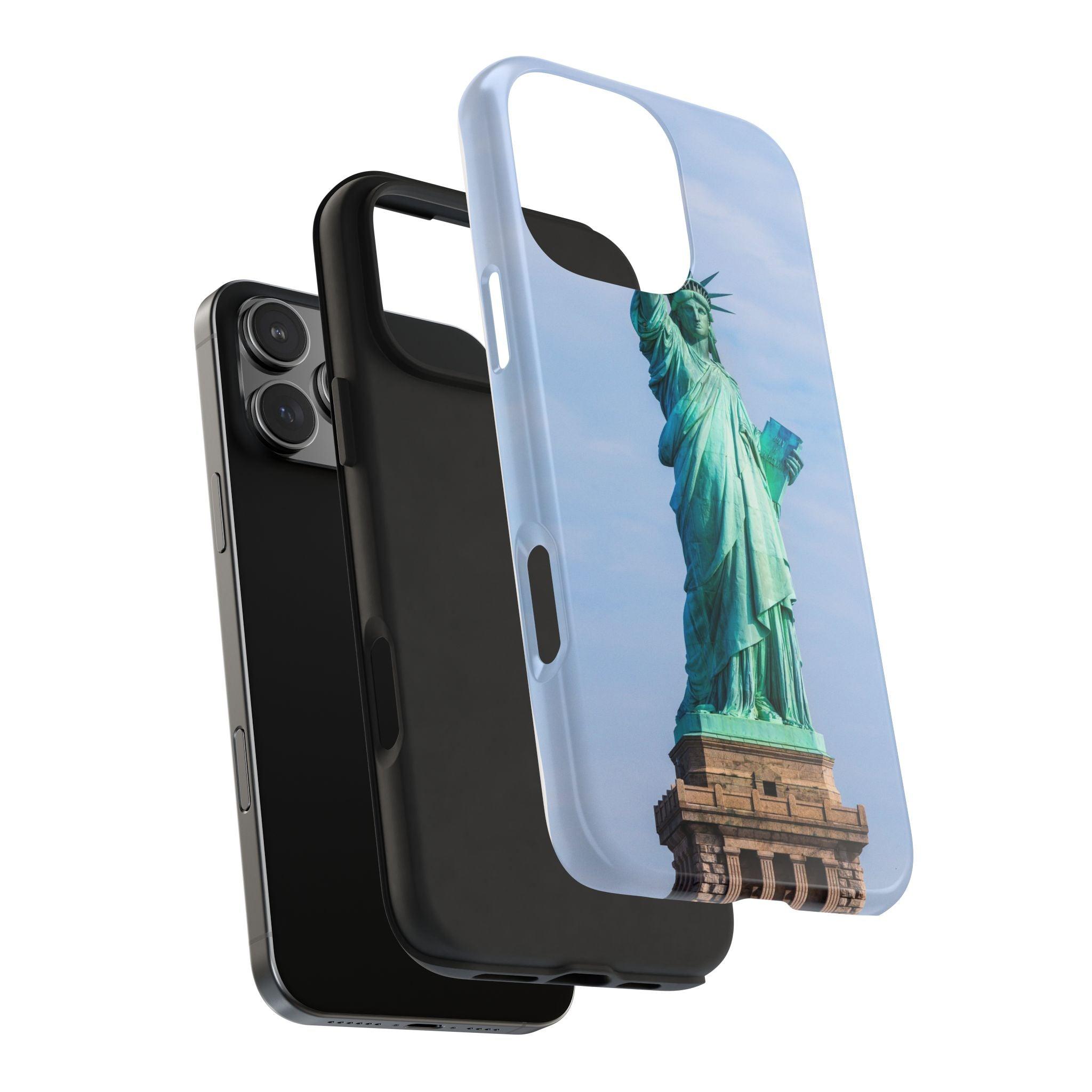 Statue of Liberty Printed Tough Phone Case - Iconic Freedom Design