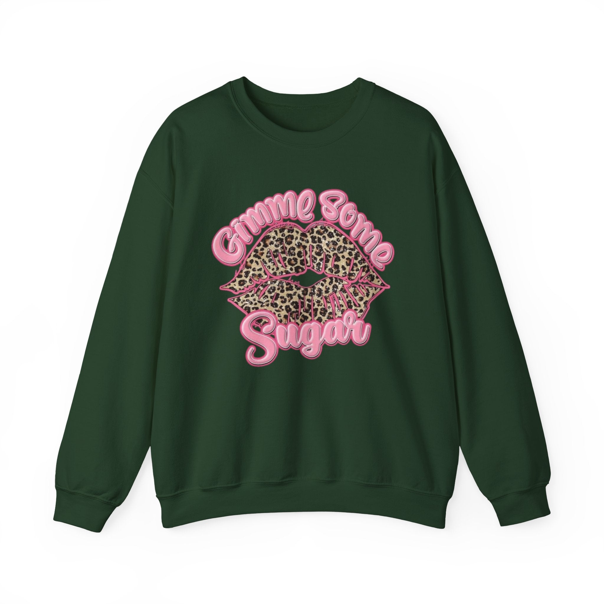 Gimme Some Sugar Leopard Lips Crewneck Sweatshirt