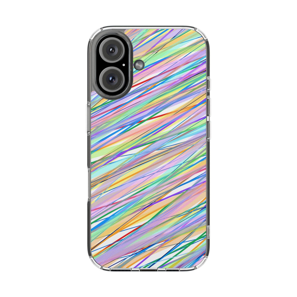Threads Of Colors Clear Case