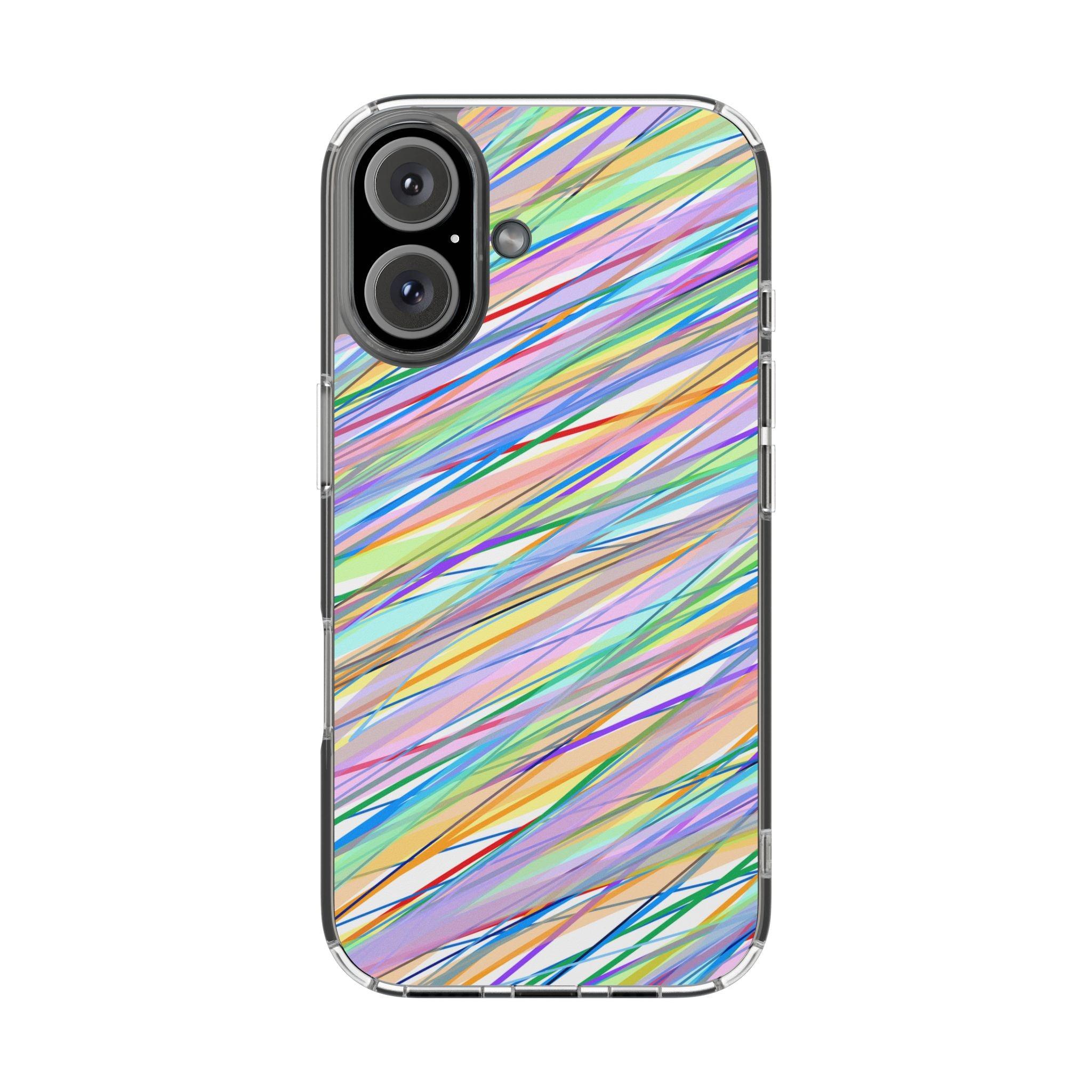 Threads Of Colors Clear Case