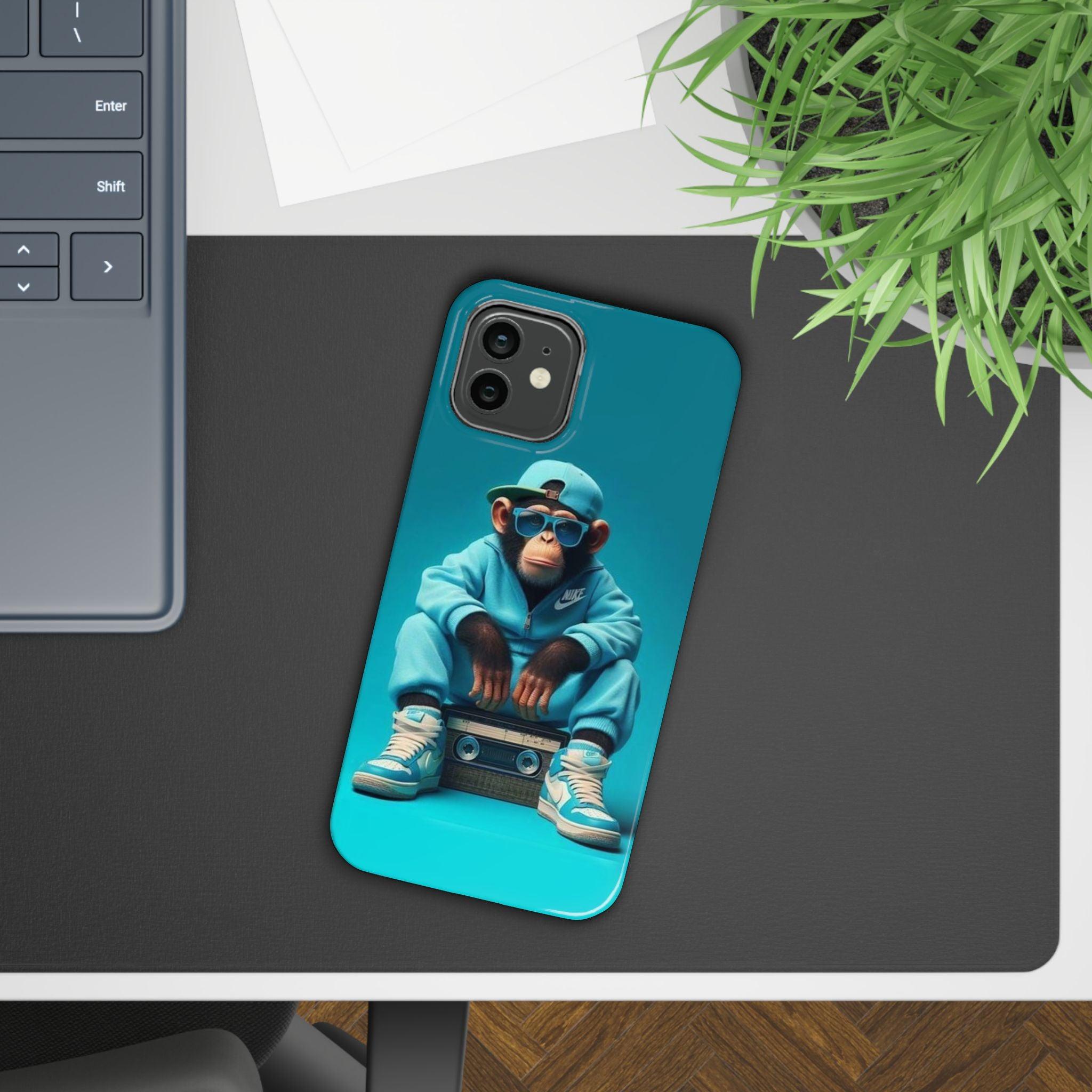 Monkey Madness Phone Case – Unleash the Fun with Cartoon Style!
