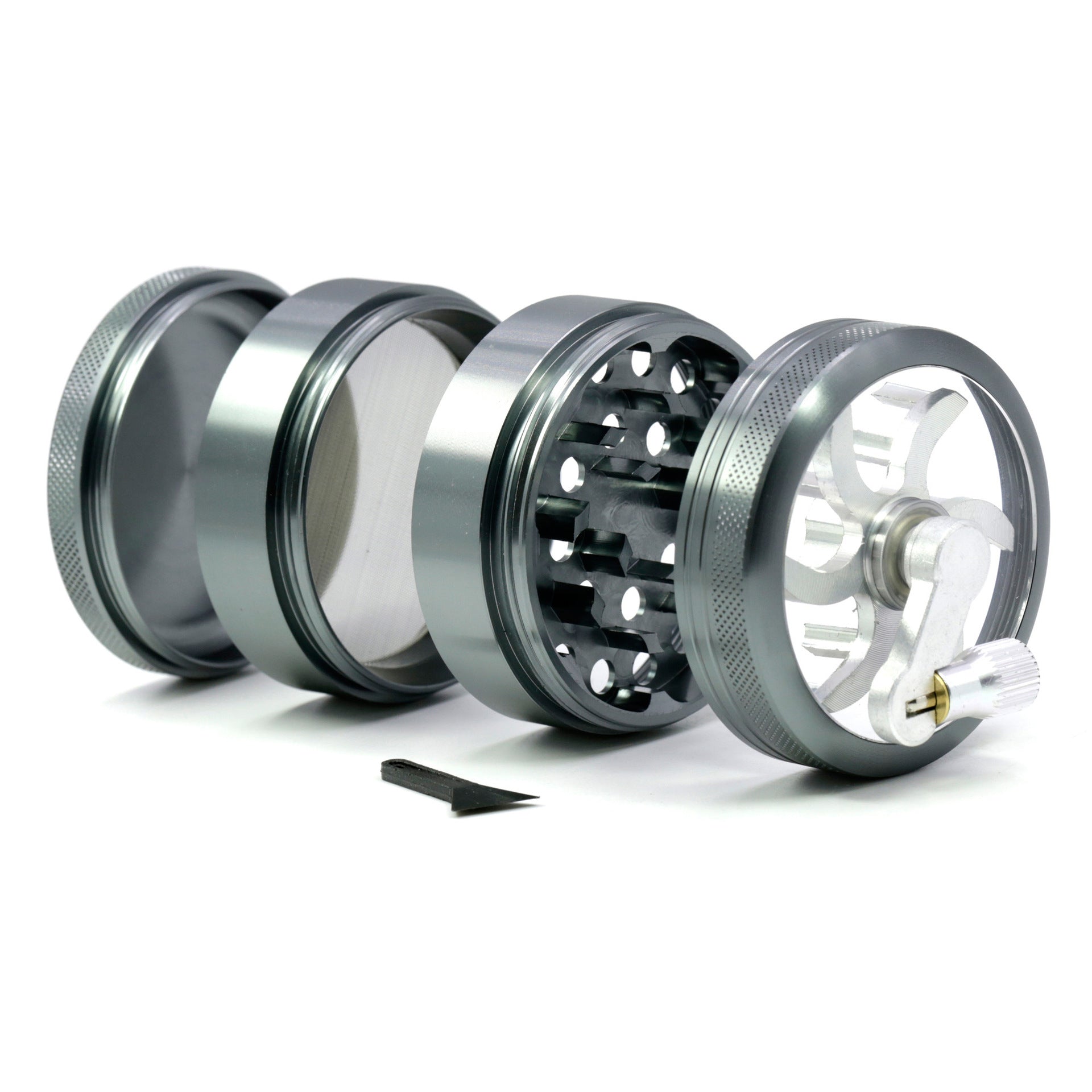 63MM aluminum alloy rocker smoke grinder