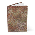 Italian Marble Hardcover Journal Matte, Brown