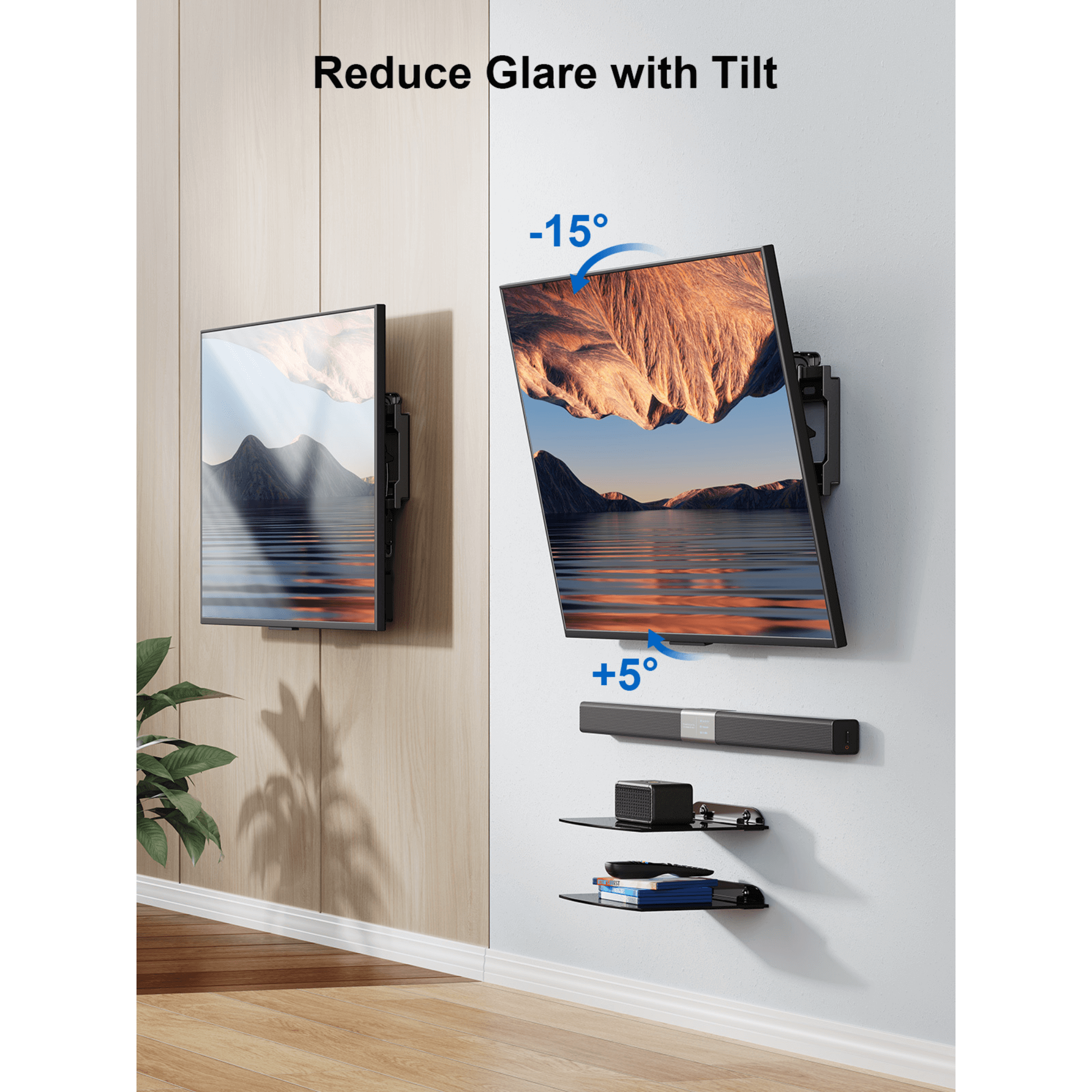 ErgoAV Tilt Mount for TVs 32" to 55"