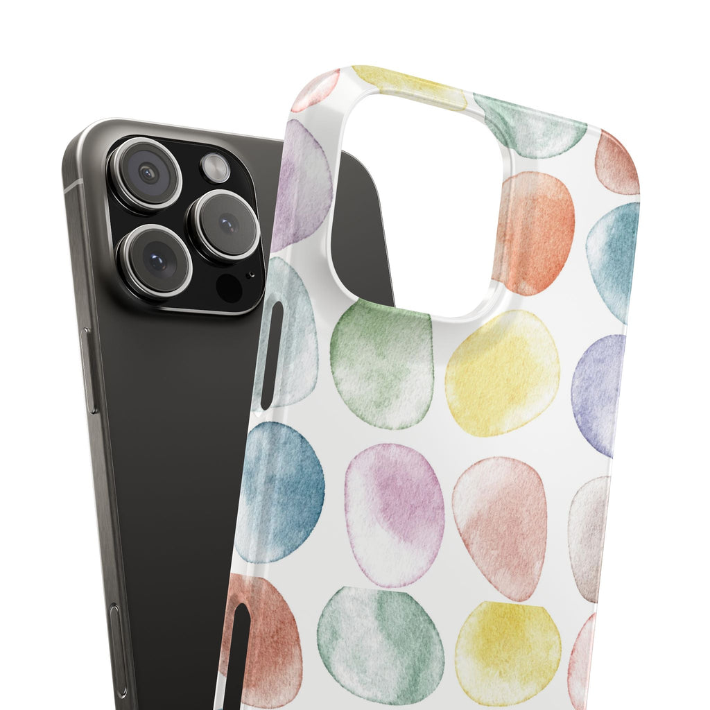 Colorful Watercolor Organic Circle Phone Cases