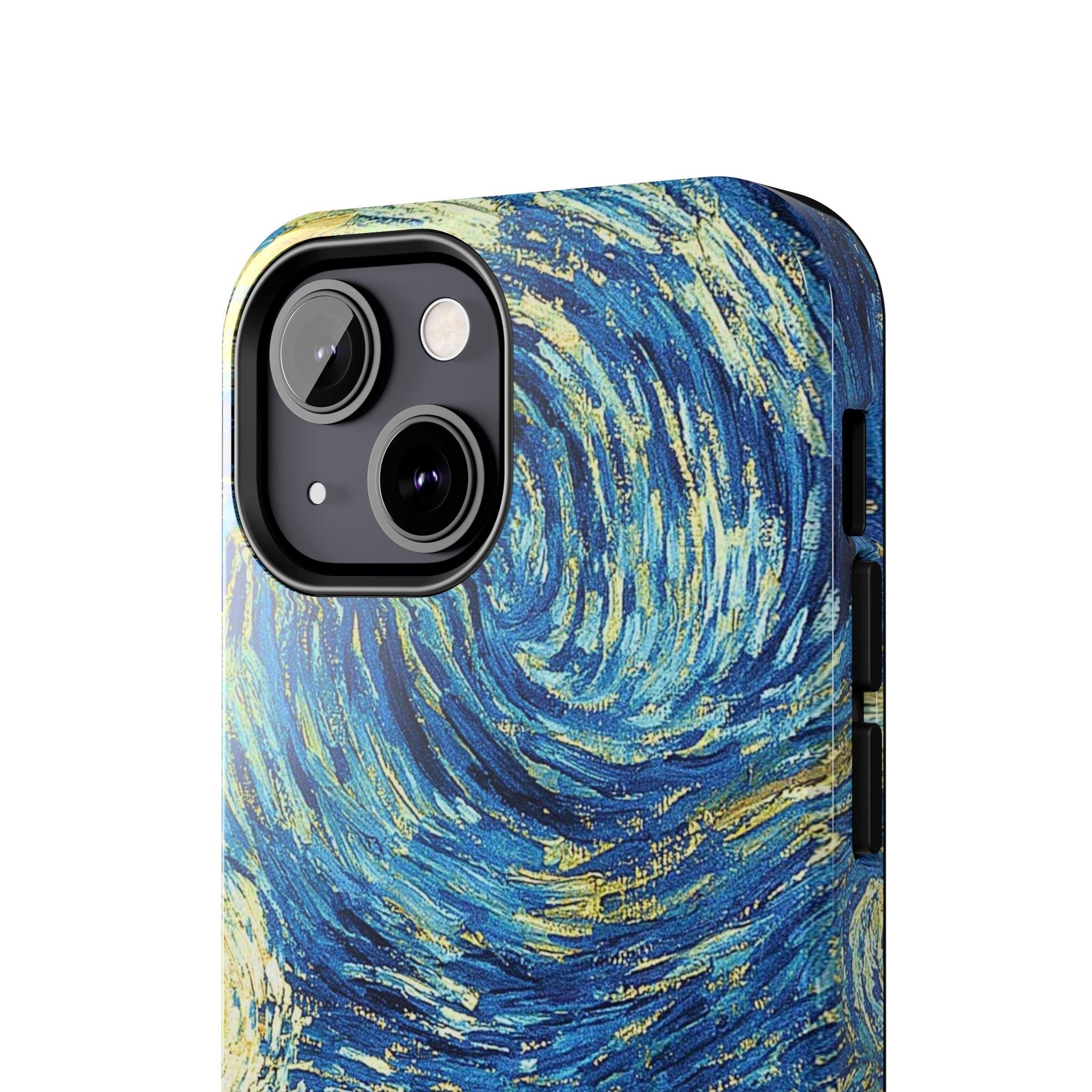 Blue And Yellow Theme Art Colors Tough Phone Cases