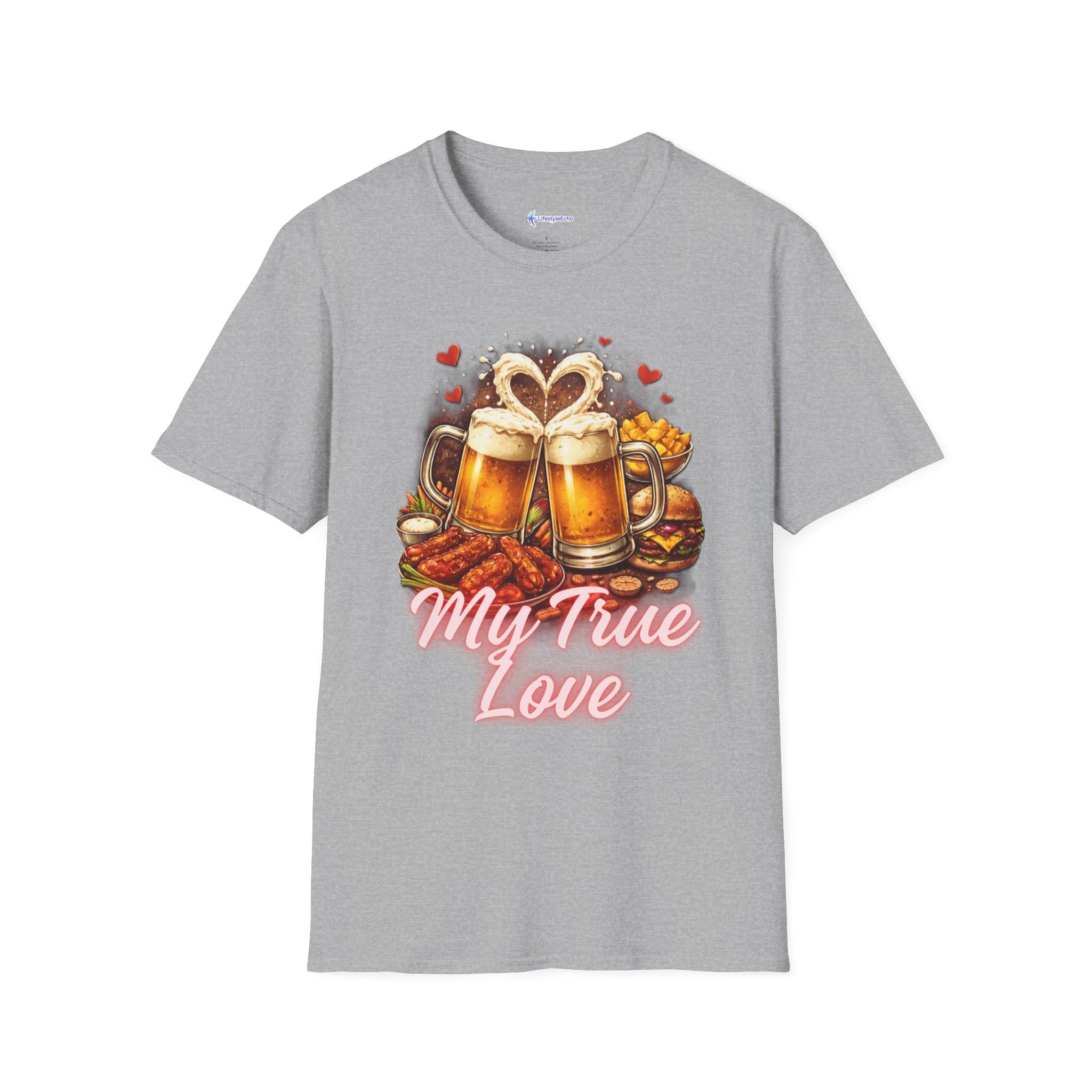 Food & Beer Valentine's T-Shirt - My One True Love