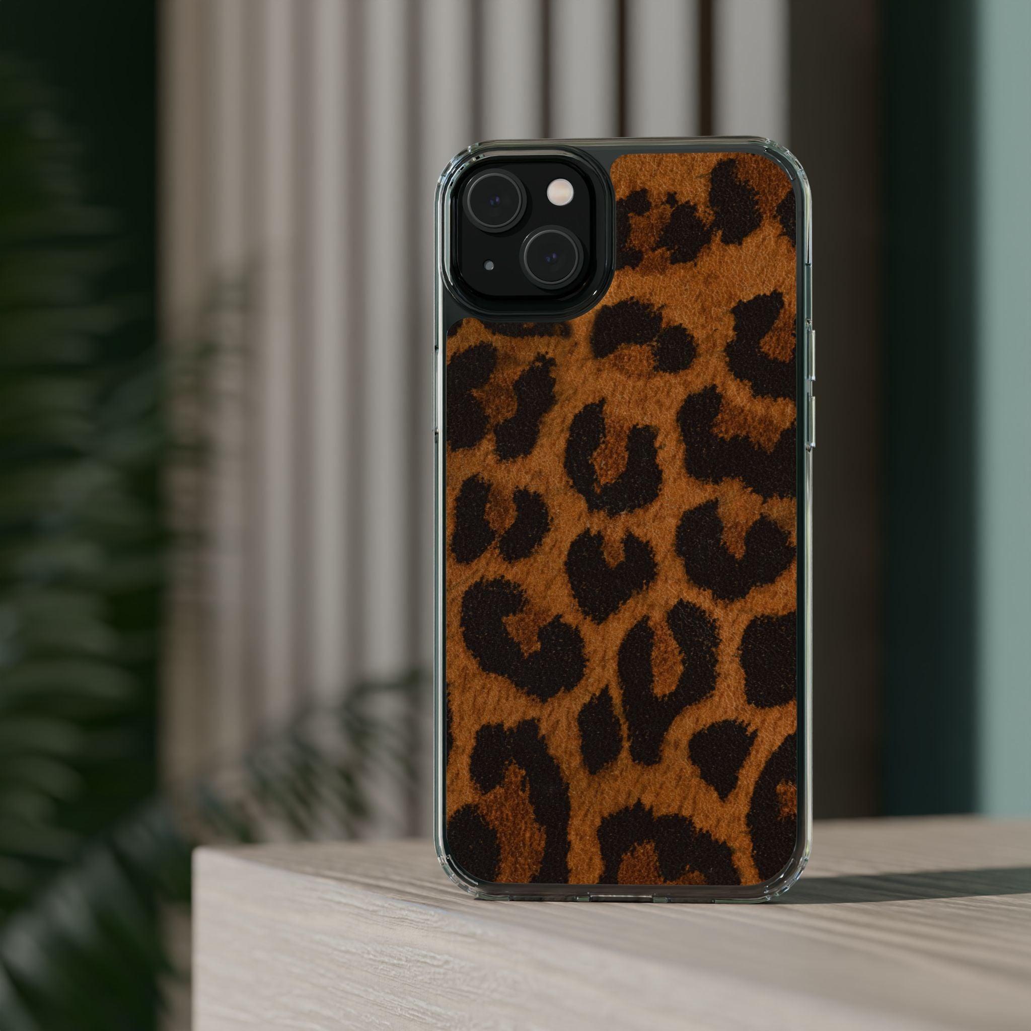 Clear Cases Cheeta Print
