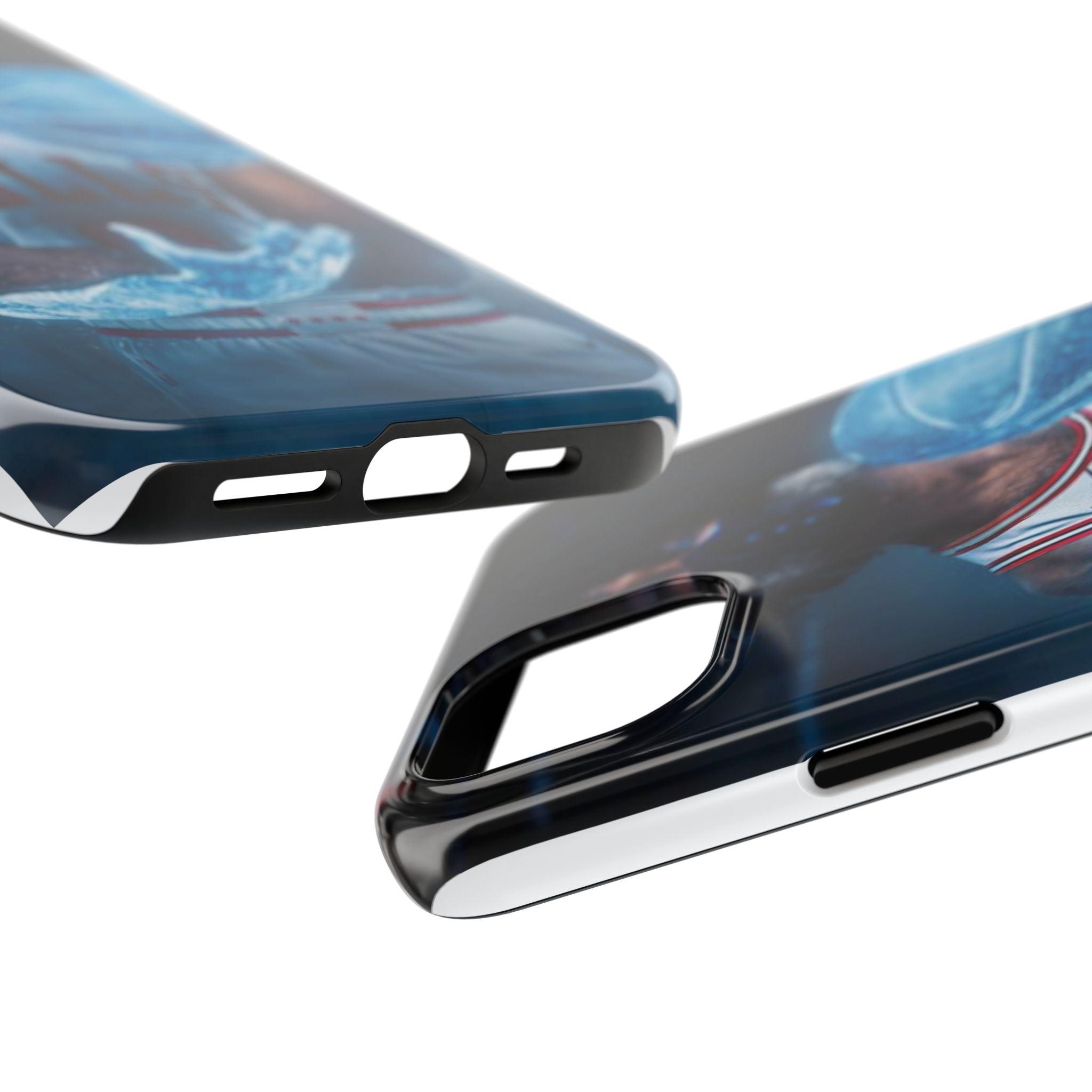 Coby White Chicago Bulls NBA Basketball Printed Tough Phone Case for iPhone & Samsung Galaxy - Dynamic Player Action Design