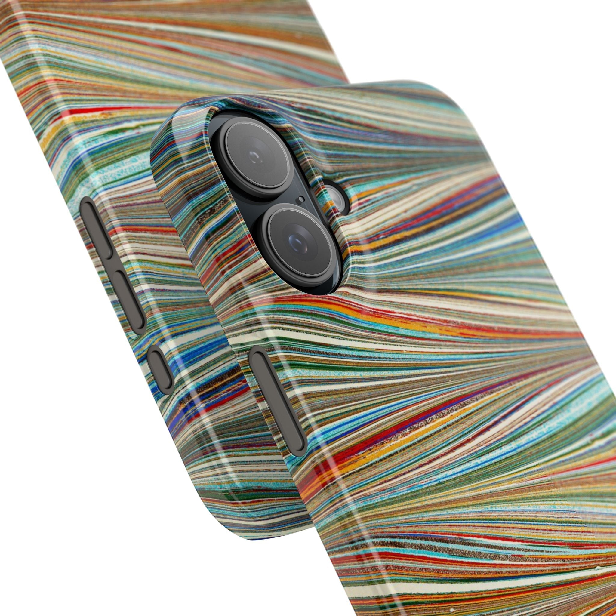 Florentine Multi-Colored Marbled Phone Case