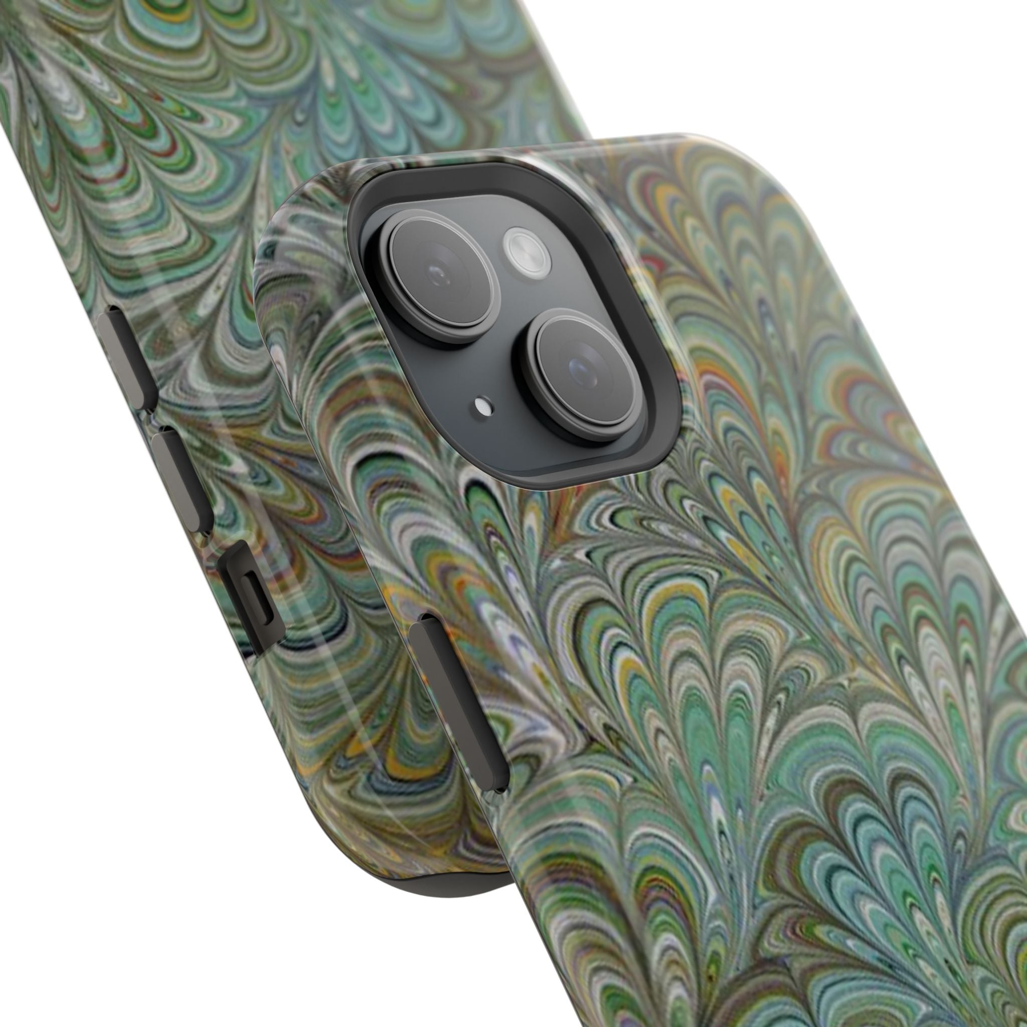 Italian Peacock Green Highly Durable Phone Case for Apple + Samsung