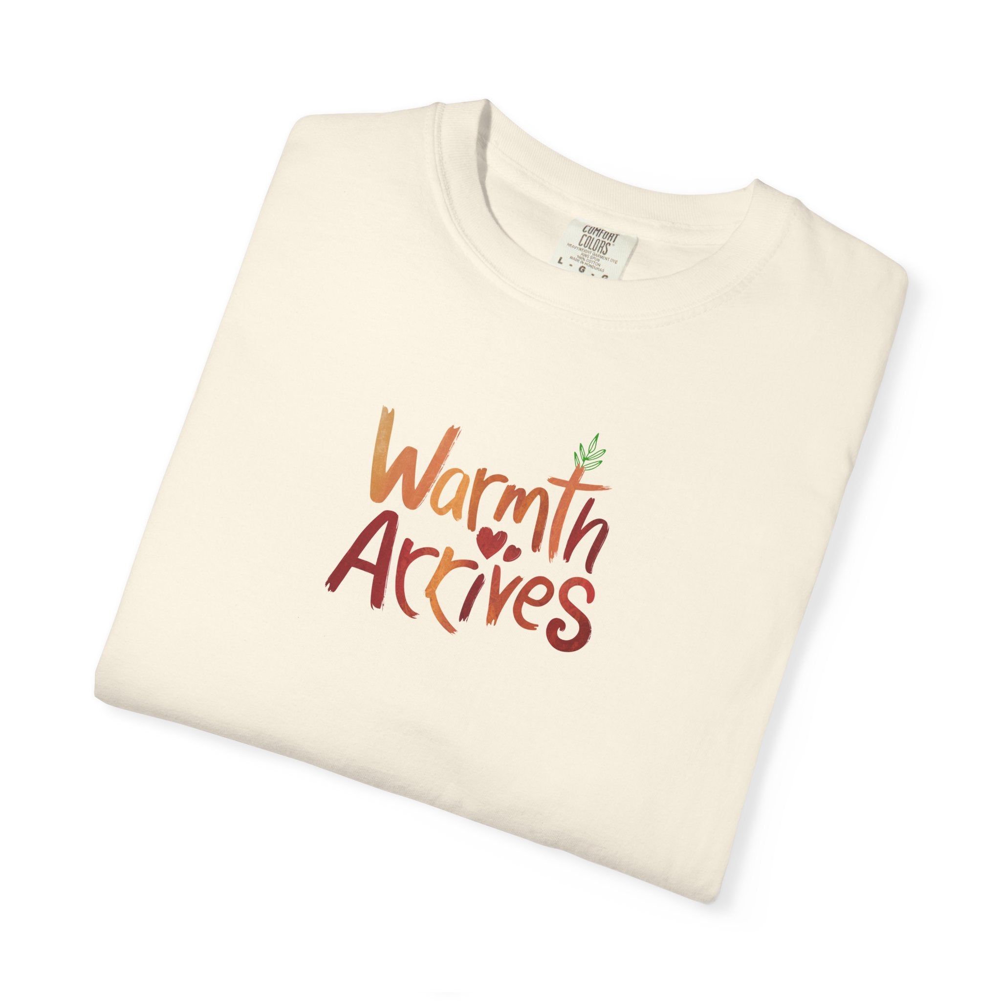 Warmth Arrives Relaxed Fit Cotton T-Shirt Unisex - DipaliZ