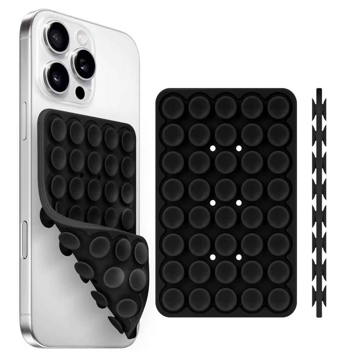 Magnetic Suction Cup Foldable Phone Holder MagSafe Compatible Phones Car Mount
