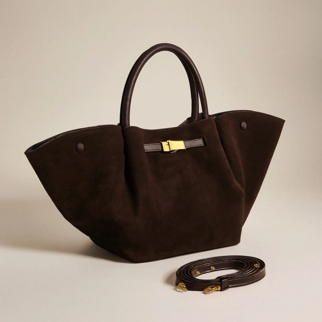 THE MARY SUEDE TOTE BAG (FINAL SALE)