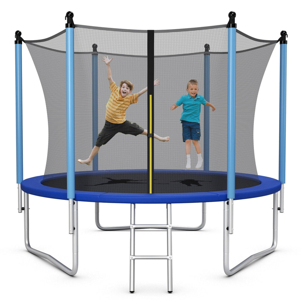 Outdoor Trampoline with Safety Closure Net-8 ft