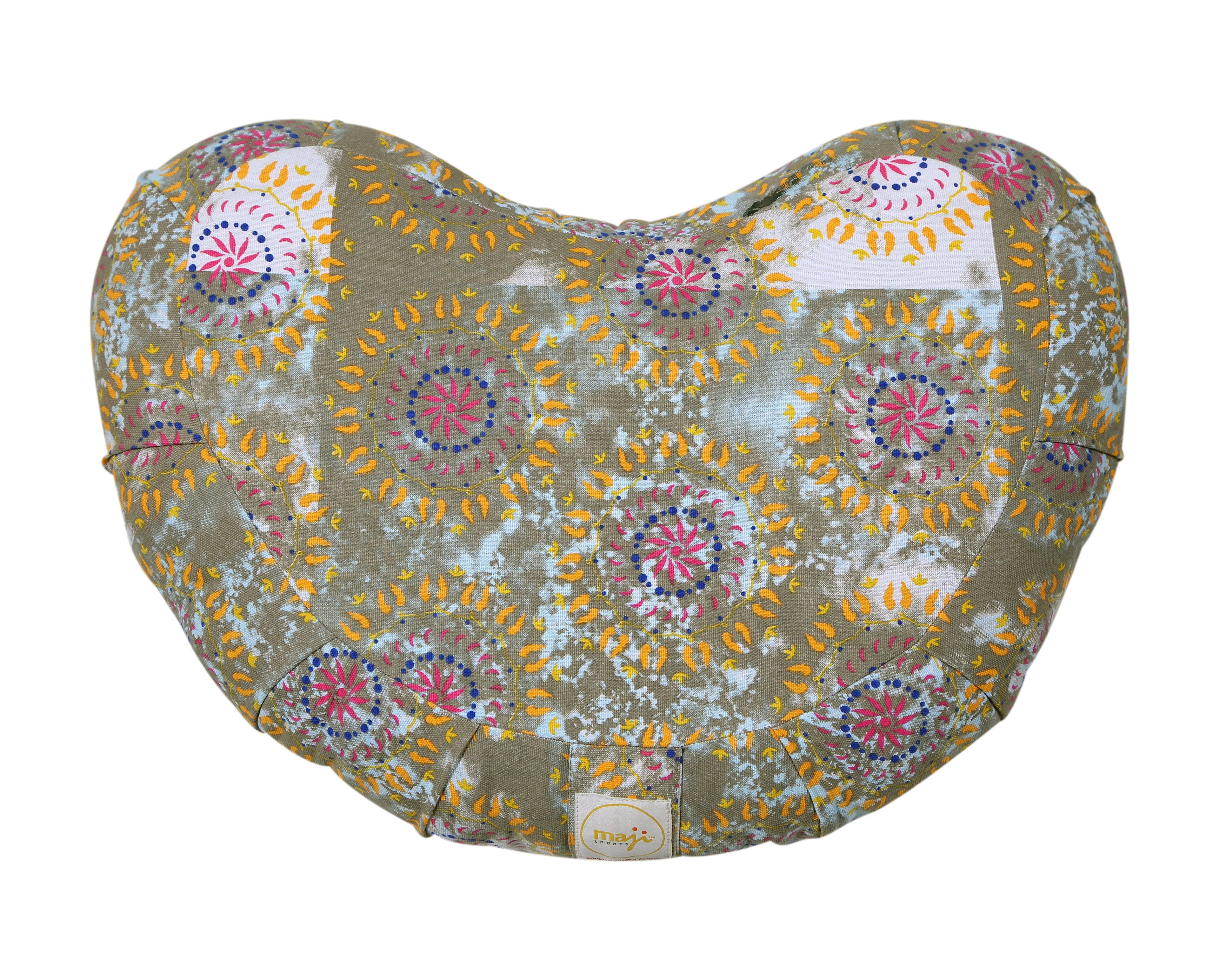 Maji Sports Halfmoon Zafu Yoga Meditation Pillow