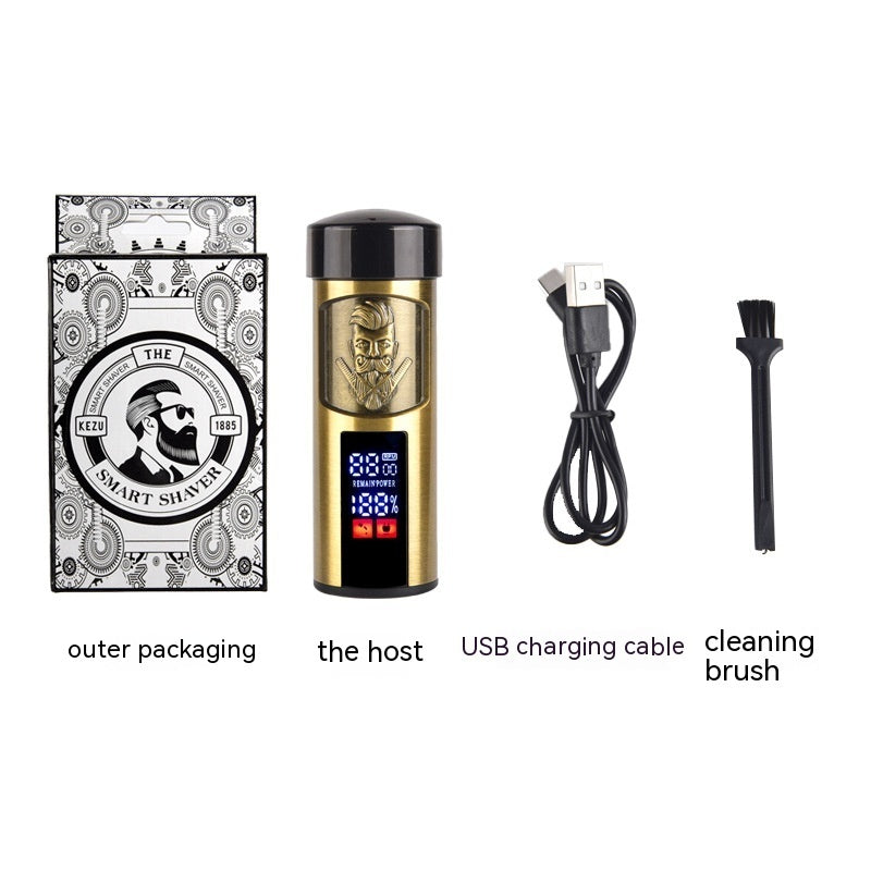 Rechargeable Travel Portable Shaving Digital Display Electric Shaver