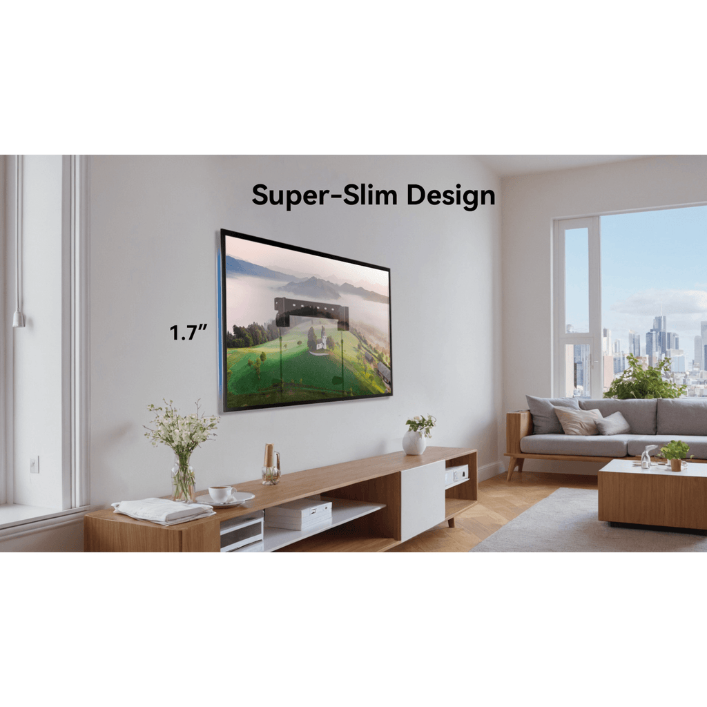 ErgoAV Medium Low Profile Fixed Mount for 19" to 65" TVs