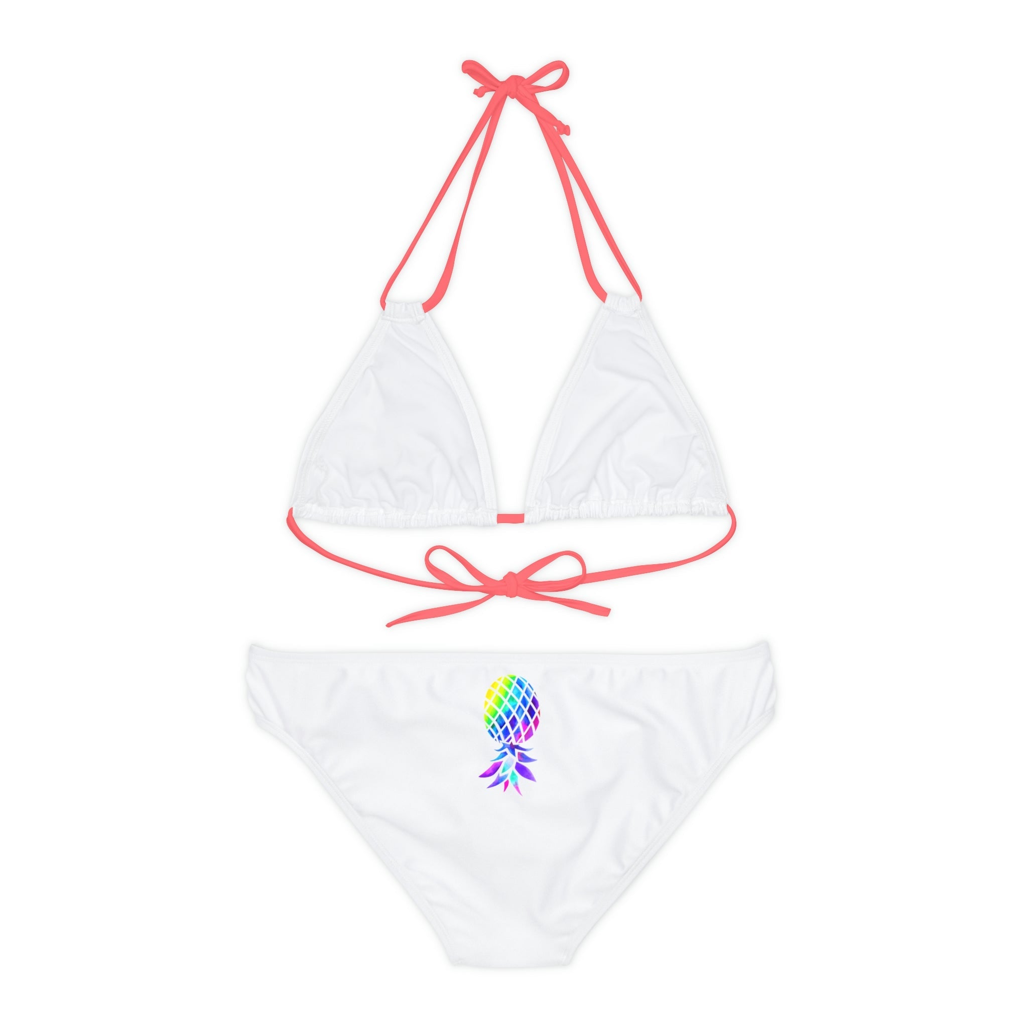 Upside down Pineapple Strappy Bikini Set