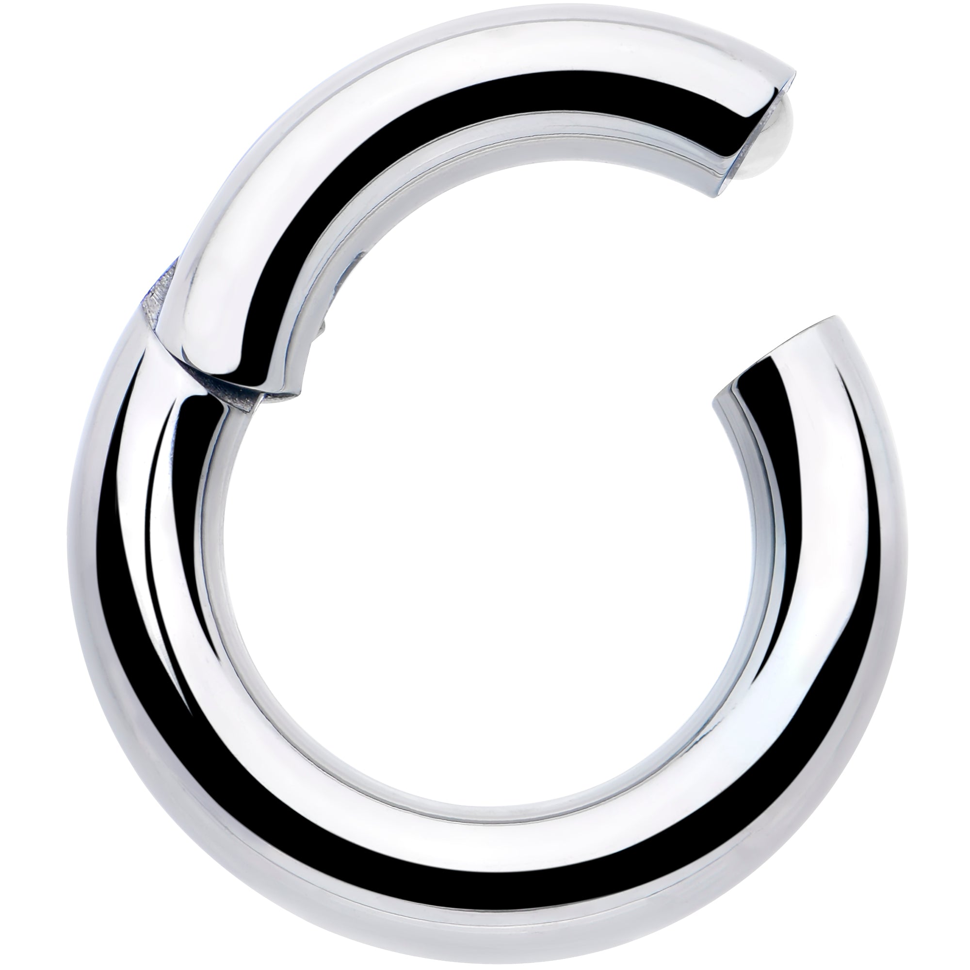 8G 3/8 316L Surgical Steel Precision Hinged Segment Hoop