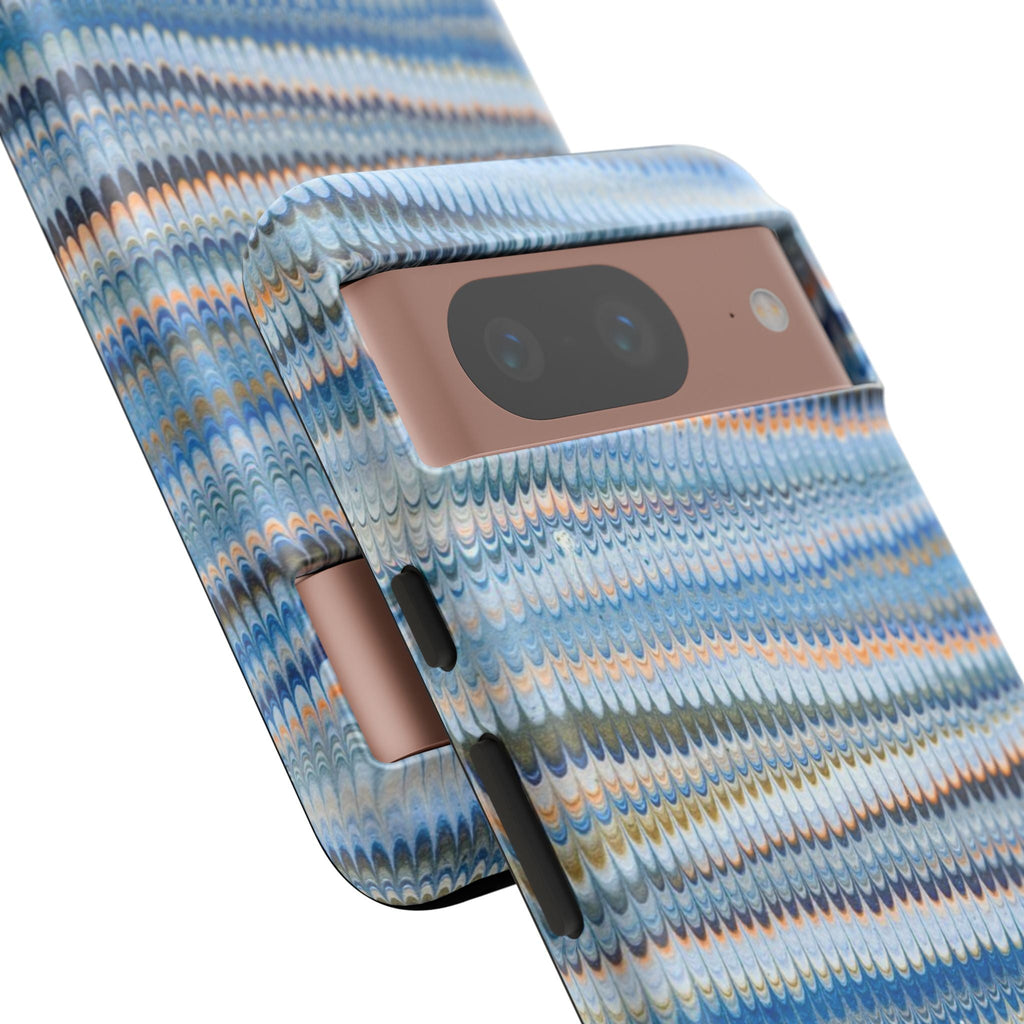 Blue Marbled Vintage Marbled Design - Tough Cases