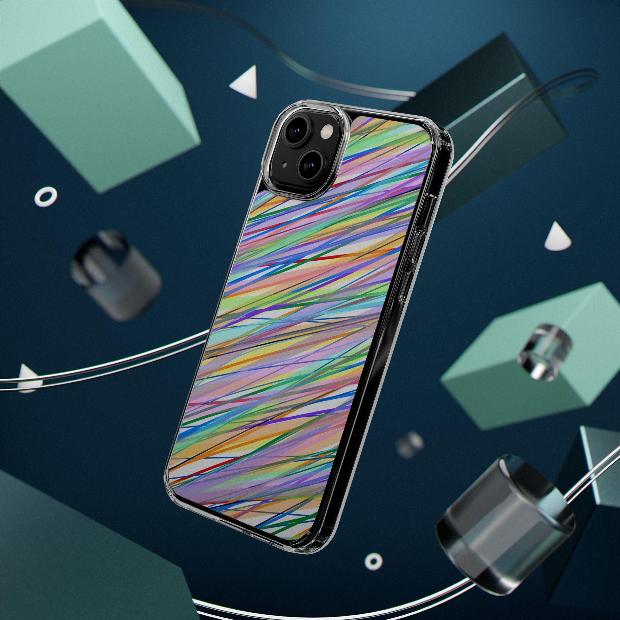 Threads Of Colors Clear Case