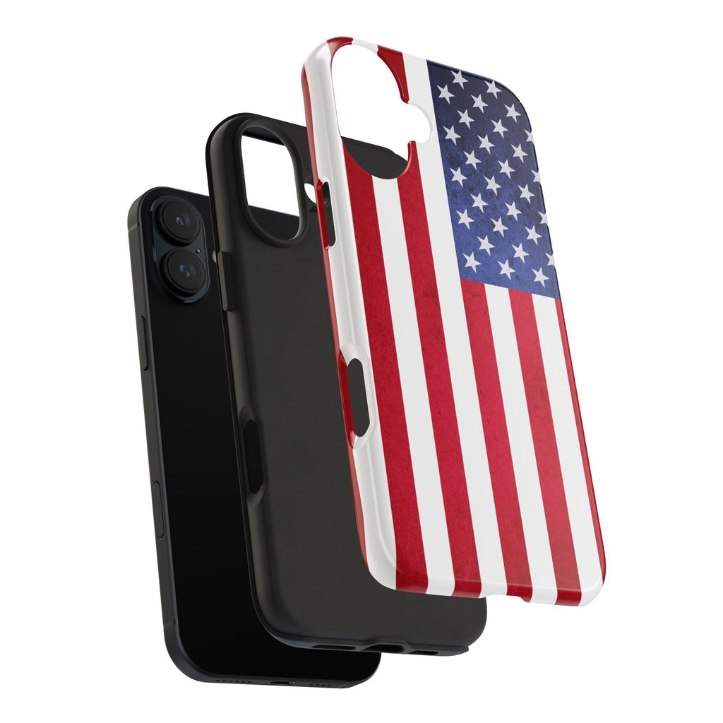 USA Flag Printed Tough Phone Cases
