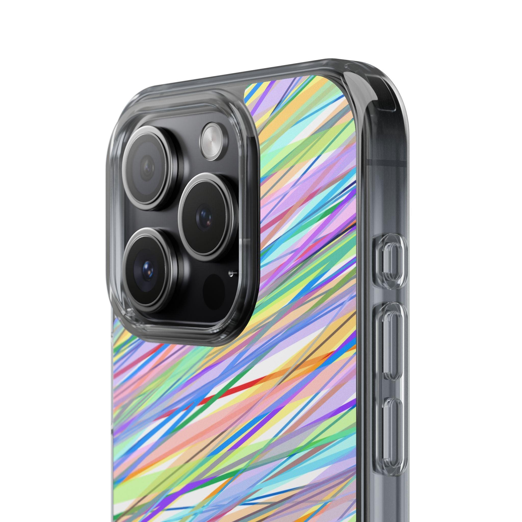 Threads Of Colors Clear Case