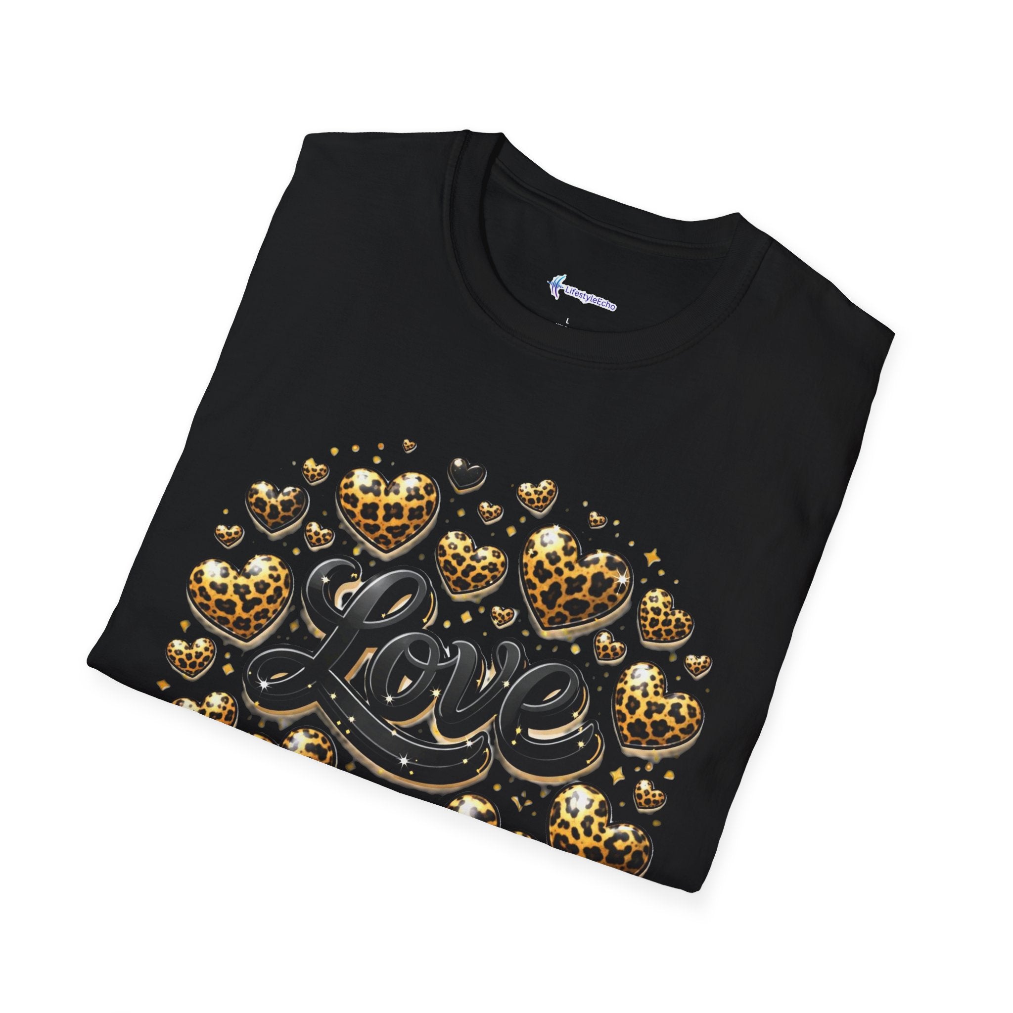 Love Surrounded by Gold Balloons T-Shirt