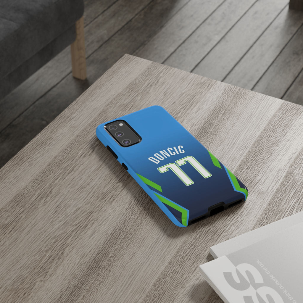 Luka Dončić Ice Vision Edition – Rugged Dual-Layer Build, Slim Fit | Compatible with iPhone 8–16 Pro Max & Samsung Galaxy S10–S25 Ultra