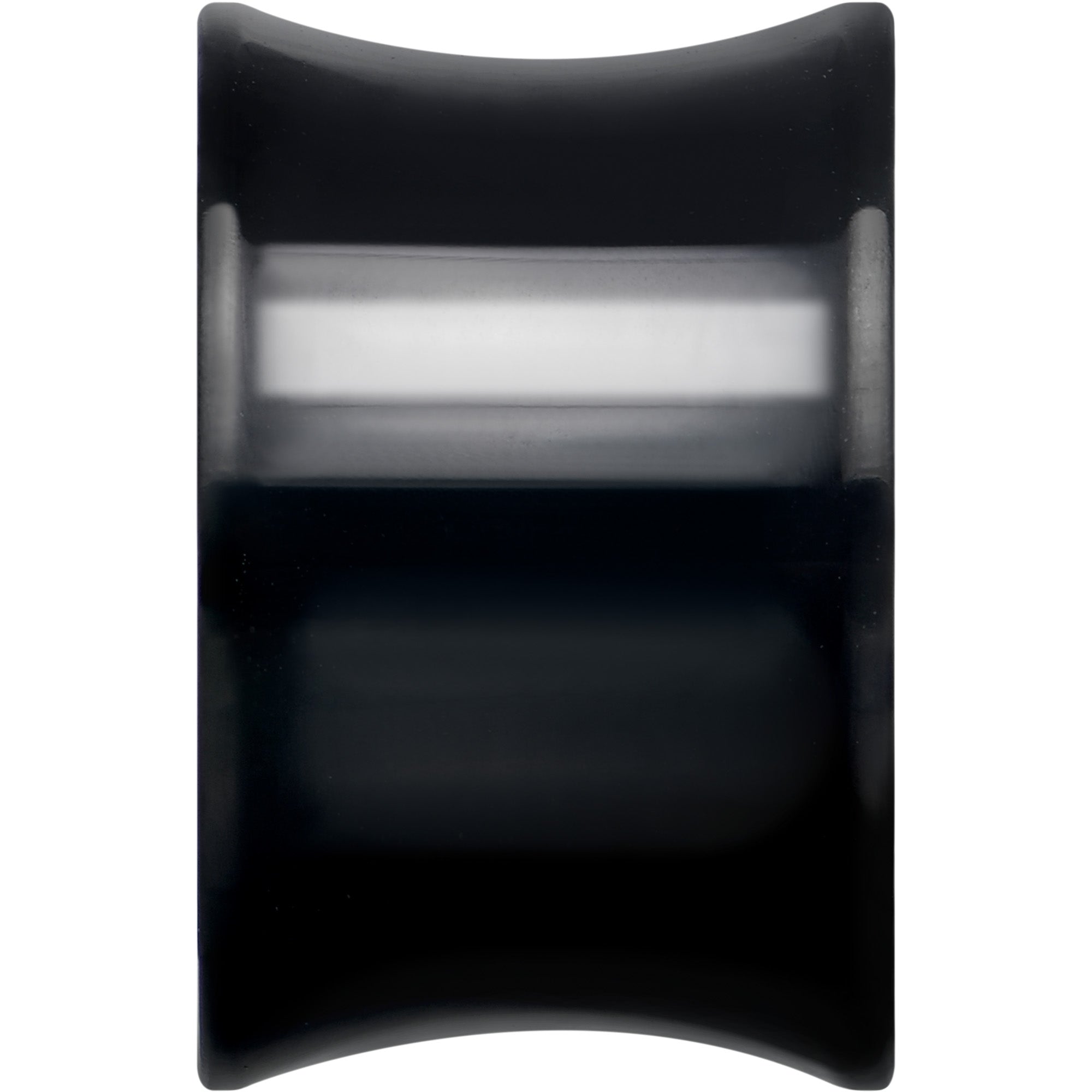 Black Hand Polished Double Flare Tunnel Plug Set 6mm to 25mm