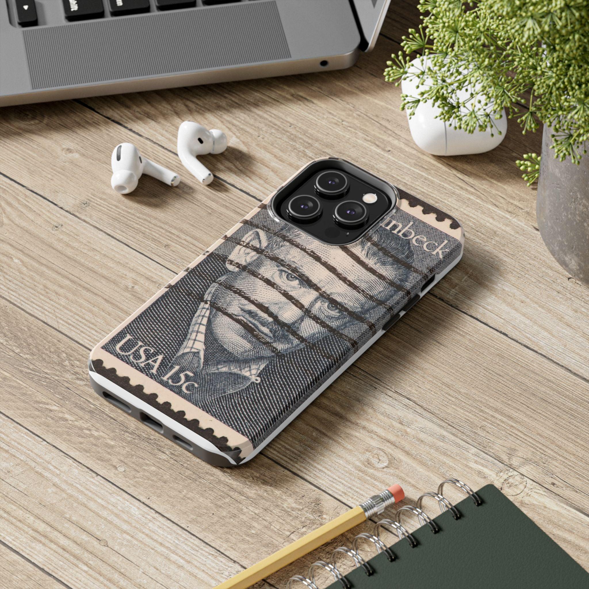 John Steinbeck USA 15c Printed Tough Phone Case for iPhone - Literary Tribute Design
