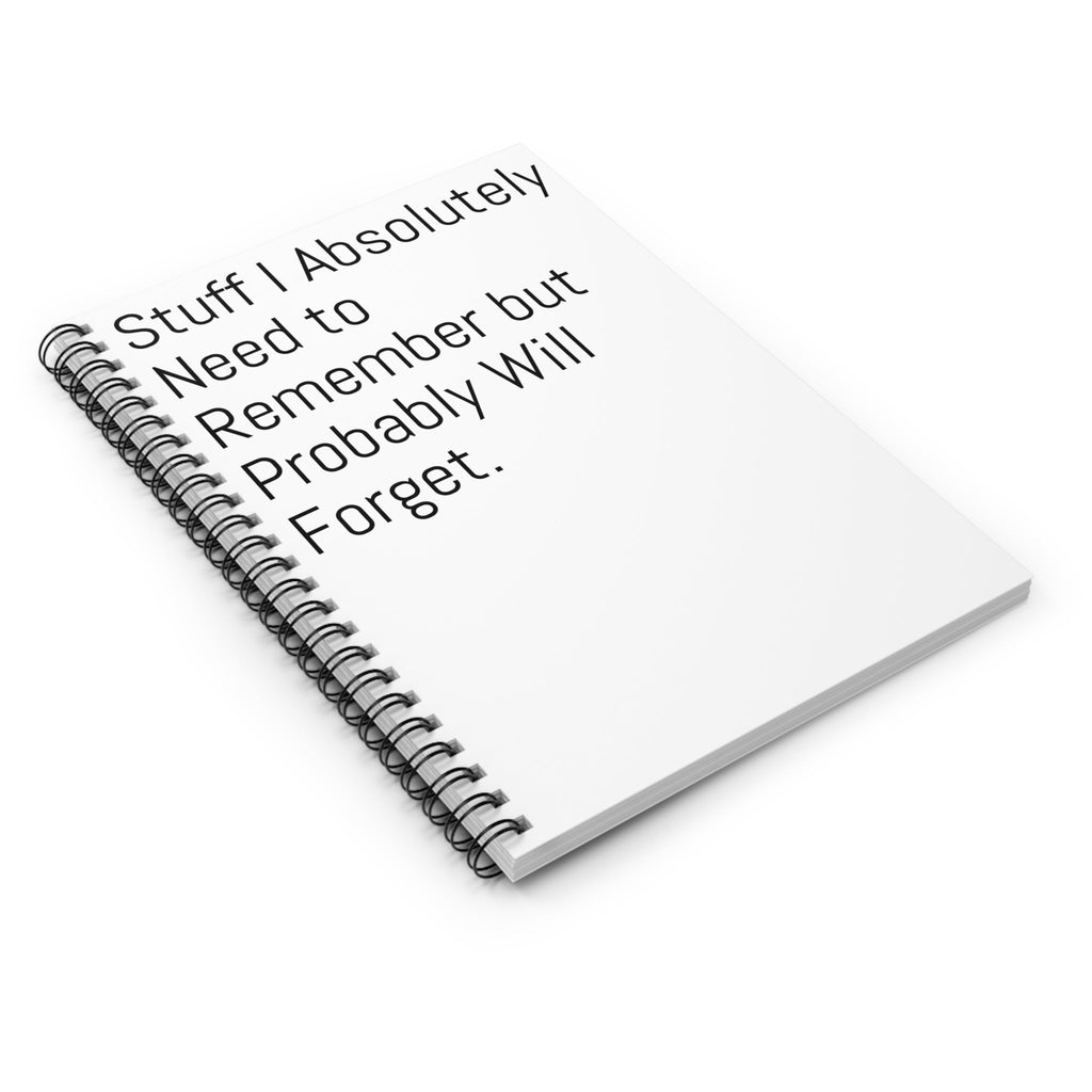 White Quote Notebook
