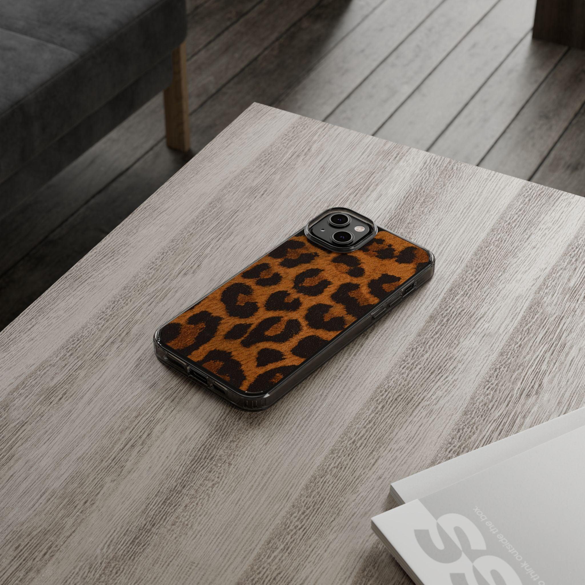 Clear Cases Cheeta Print