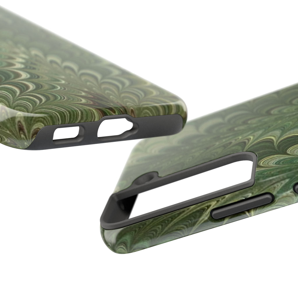 Deep Green Marble Italian Durable Phone Case