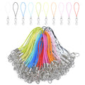 Phone Charm Straps 100 Pack — Lobster Clasp Lanyard for Cell Phone, USB, Keychains & DIY Jewelry