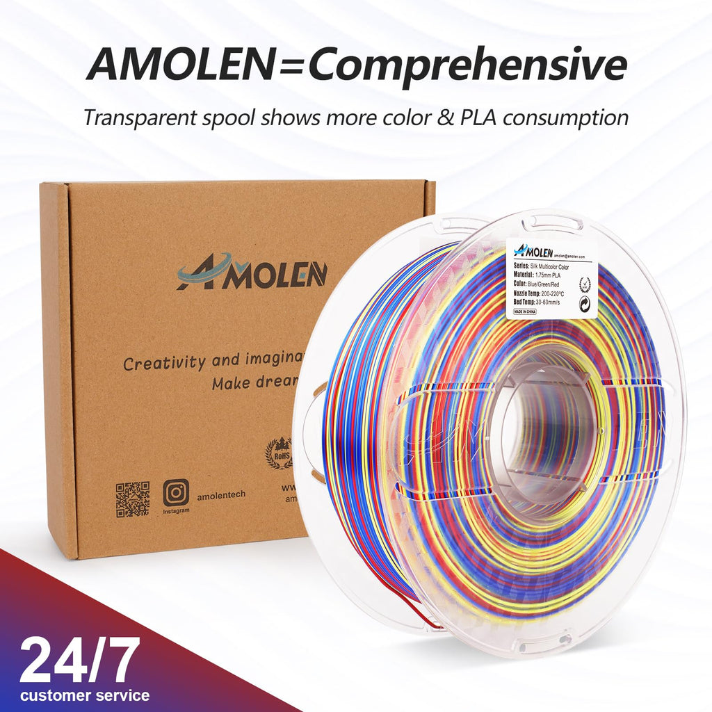 PLA Silk S-Series Variety Pack (4x200g) - 1.75MM
